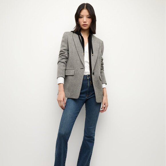 Veronica Beard Jackets & Blazers - Veronica Beard Herringbone Blazer Gray Size 4
